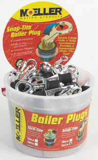 Snap-Tite Aluminum Bailer Plug – 1″ – Bulk 50