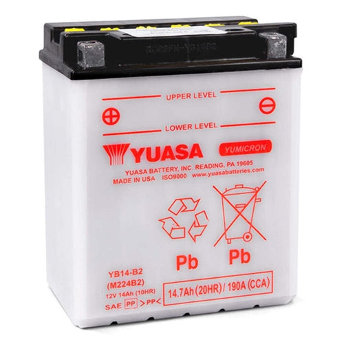 Yuasa YB14-B2 YUAM224B2 Battery