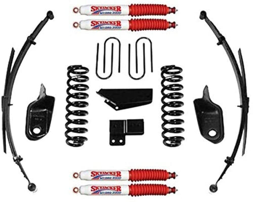Skyjacker Suspension Lift Kit 186BKS-H w/Shock 6 in. Lift Incl. Front/Rear Springs Brackets Rear U Bolt Kit