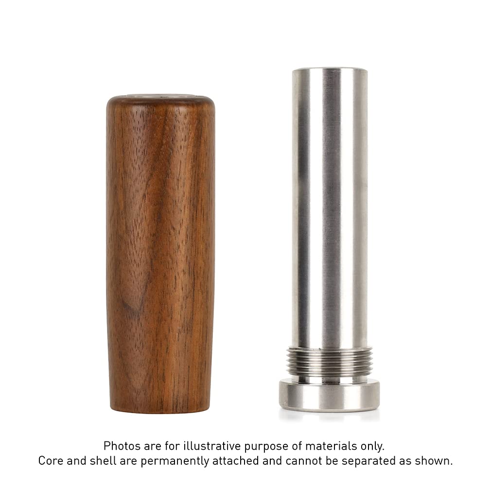 Mishimoto Wood Tall Steel Core Shift Knob, Walnut Wood