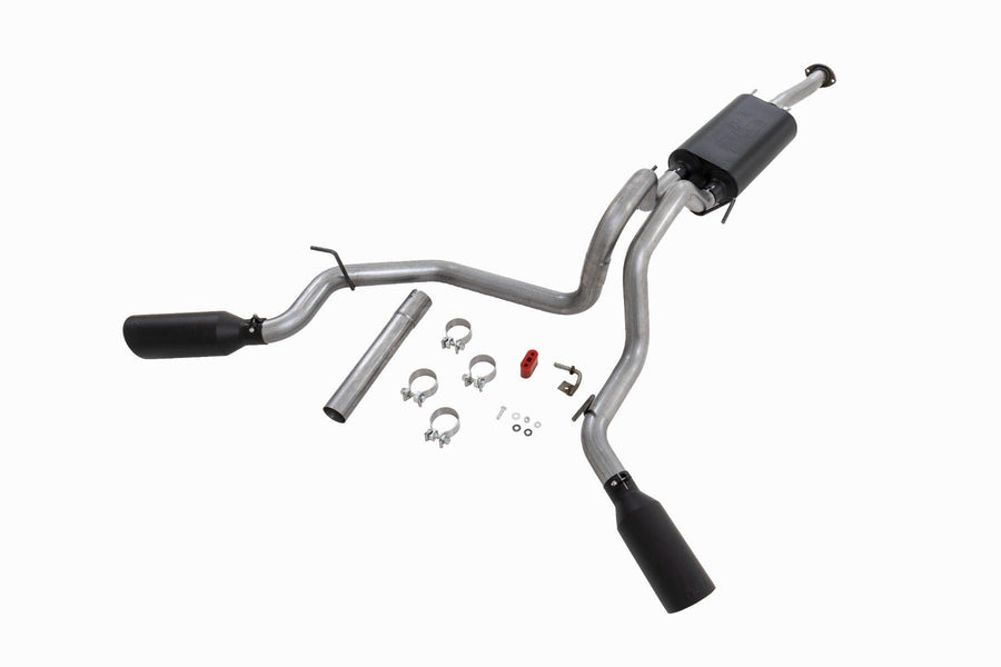 Rough Country Cat-Back Dual Exhaust for 2016-2023 Toyota Tacoma | 3.5L - 96016
