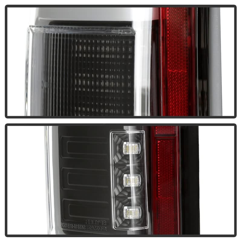 Spyder Led Tail Lights 5085313 Light Bar Compatible W/Rear Blind Spot Sensor Only Black Led Tail Lights