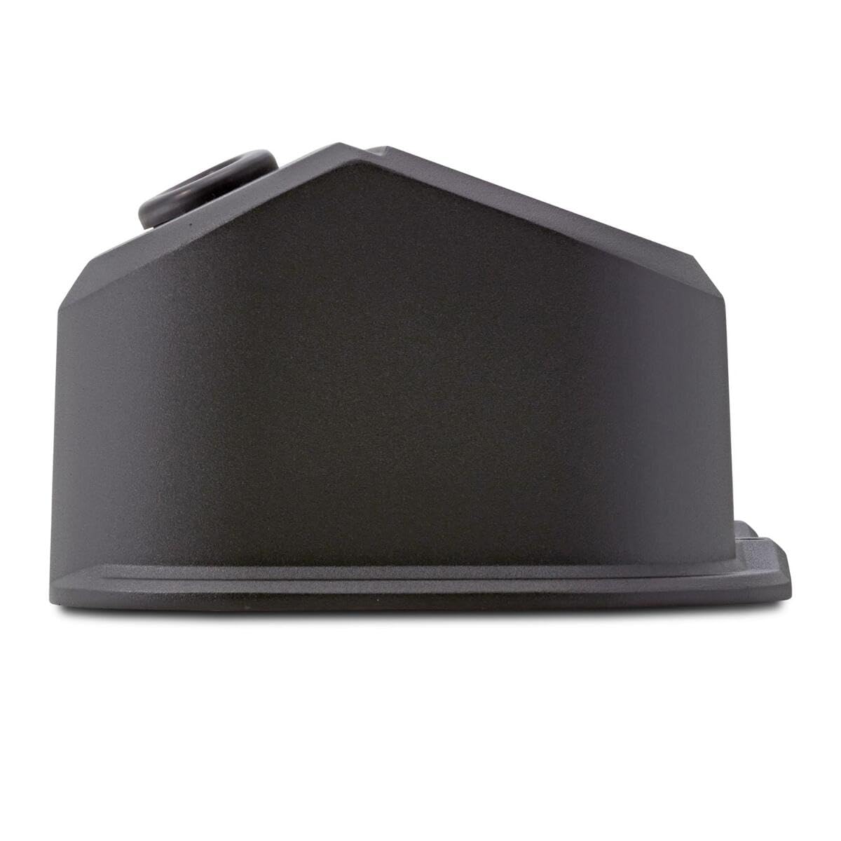 Proform Slant-Edge Valve Cover, Tall, Baffled, Breather Hole, Raised Chevrolet Logo, Aluminum, Black Paint