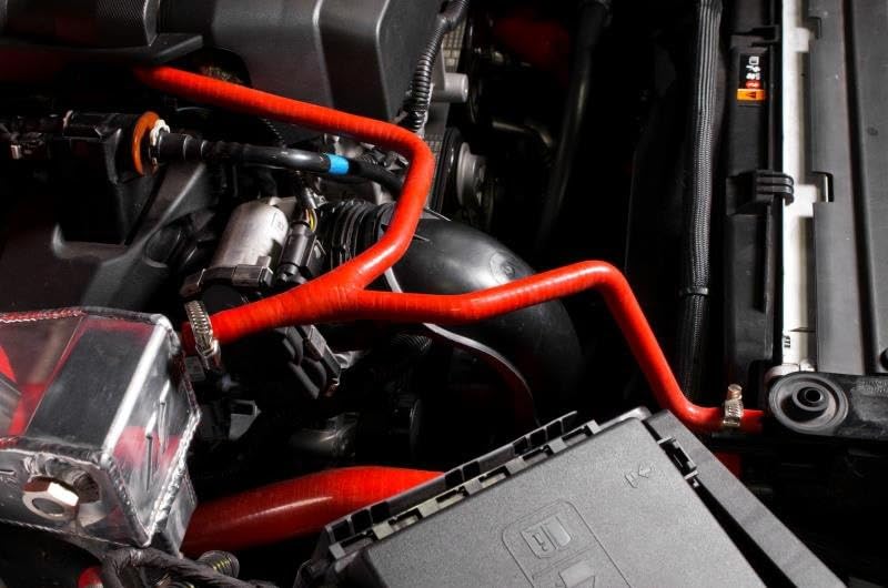 Mishimoto HD Cooling Package MMHOSE-CAM4-16HDBL Silicone Radiator Hose Kit Fits Chevrolet Camaro 2.0T 2016-2018 Blue