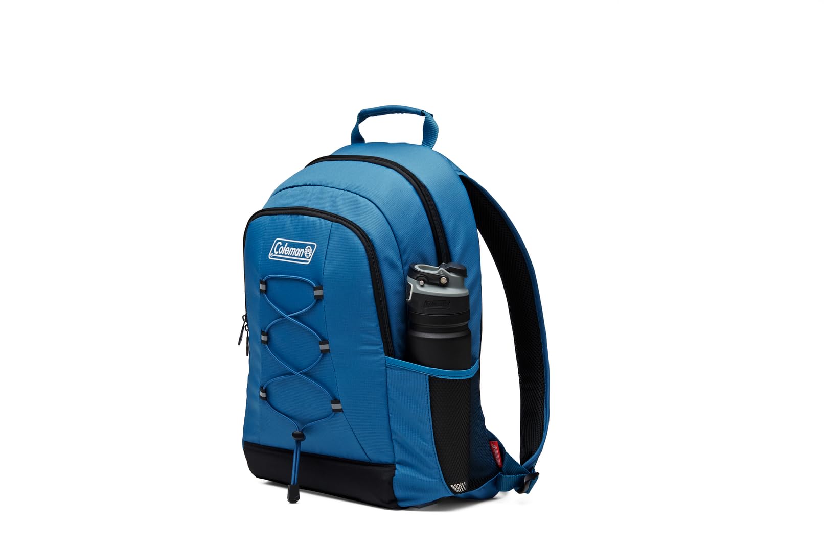Coleman Insulated Chiller Backpack Cooler, Leakproof 28-Can Cooler with 12+ Hour Ice Retention, Made with Recycled Materials, Great for Beach, Camping, Hiking, Tailgates, Groceries, & More