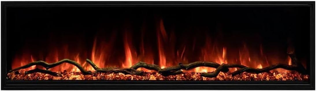 68" Modern Flames Landscape Pro Slim Built-in Electric Wall Fire Place