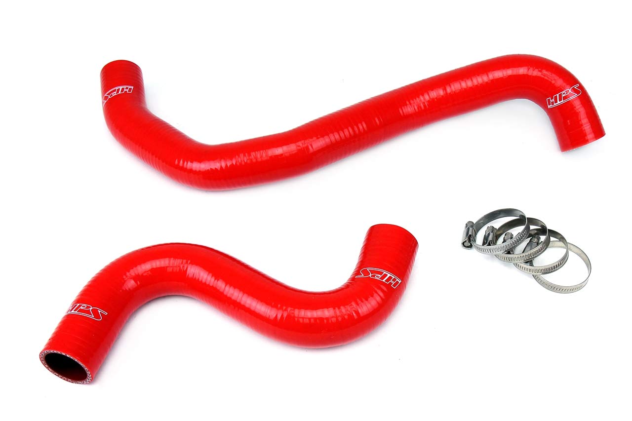 Silicone Radiator and Heater Hose Kit HPS 57-1502-RED Coolant