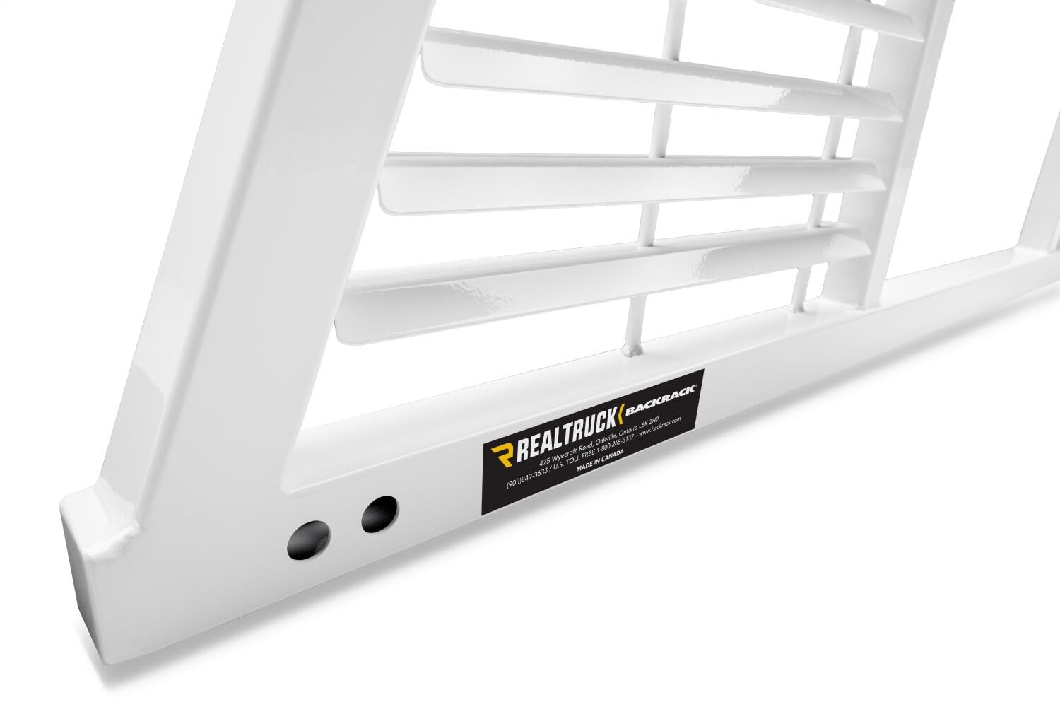 BACKRACK RealTruck Safety Rack Frame Only, White | 12900W | Fits 2019-2025 Chevrolet/GMC Silverado/Sierra 1500; 2008-2019 & 2022-2025 Toyota Tundra; 2009-2025 Ford F-150 & Others