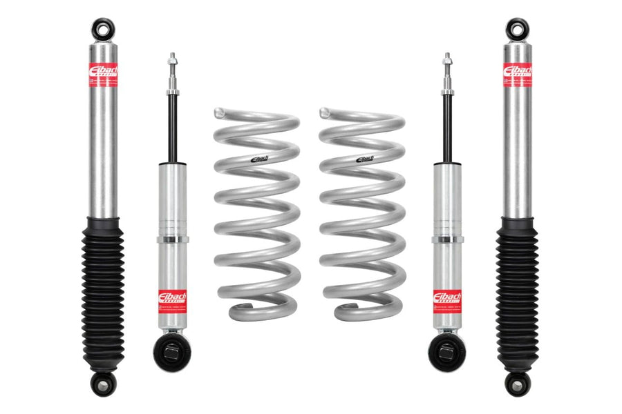 Eibach PRO-TRUCK-LIFT Suspension Lift Kit, 2-1/2 in Front Lift, 0 to 1-1/2 in Rear Lift, Shocks/Springs, compatible with GM Fullsize Truck 2014-18, Kit