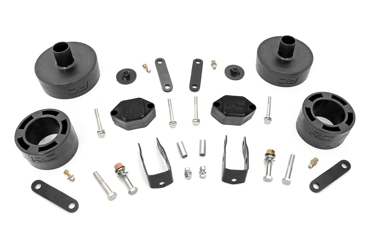 2.5" Lift Kit Rough Country for 2007-2018 Jeep Wrangler JK - 656