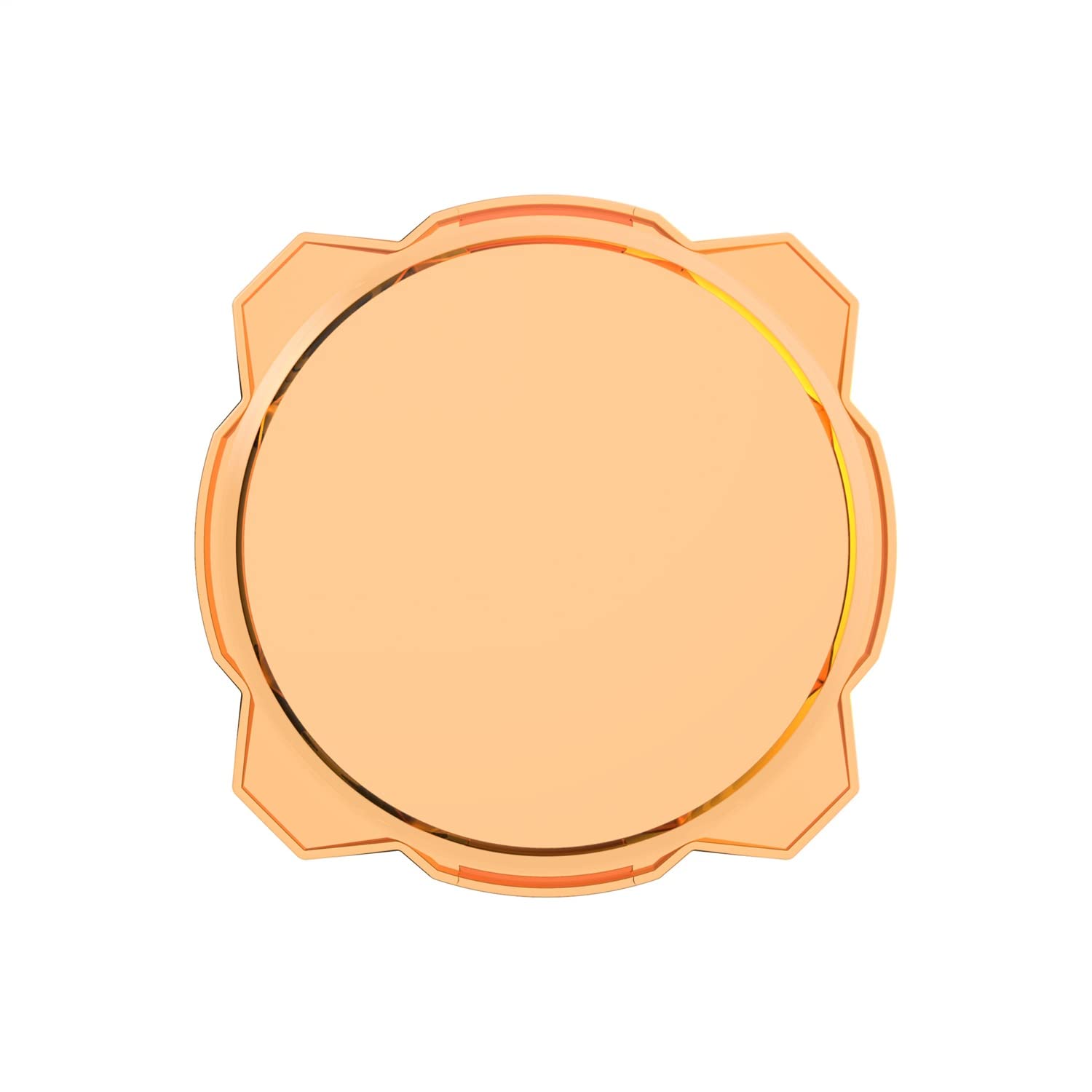 KC HiLiTES Gravity LED Pro6 Light Shield Cover 5112 6 In. Amber Light Shield Cover
