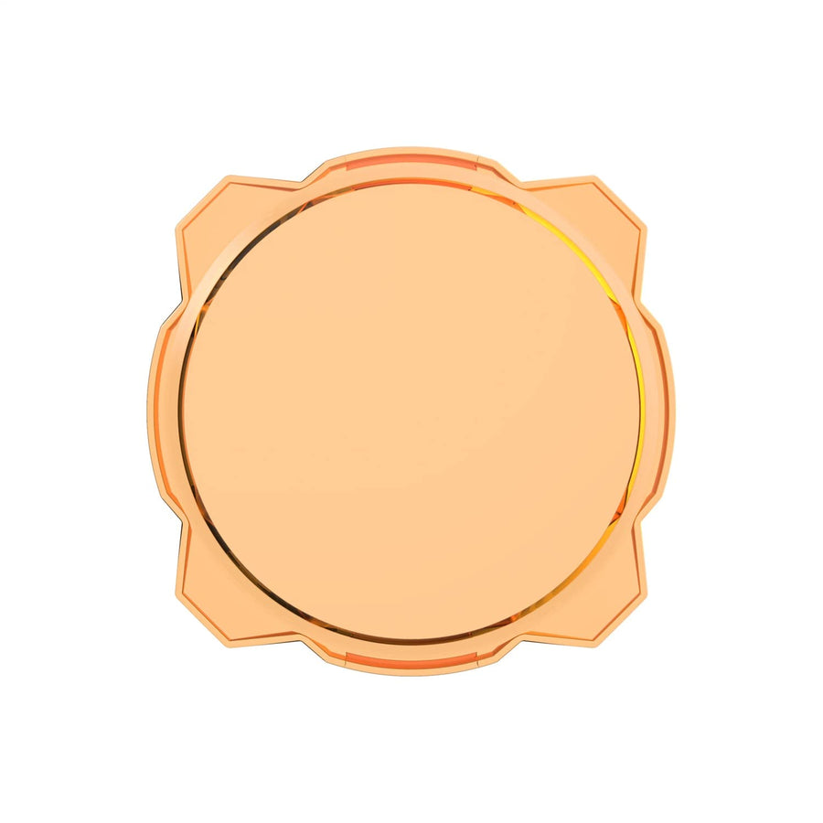 KC HiLiTES Gravity LED Pro6 Light Shield Cover 5112 6 In. Amber Light Shield Cover