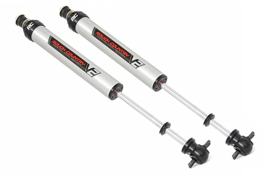 5-6.5" V2 Front Shocks for Jeep Cherokee XJ/Wrangler TJ - Rough Country 760743_F