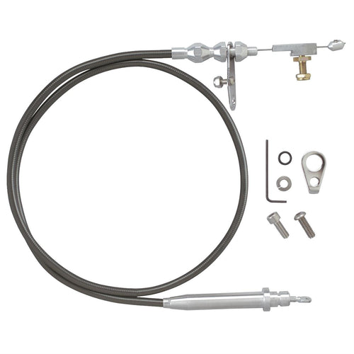 Lokar Performance Products KDP-24L60TPU 4L60 Polished Tuned-Port Kickdown Cable Black Housing
