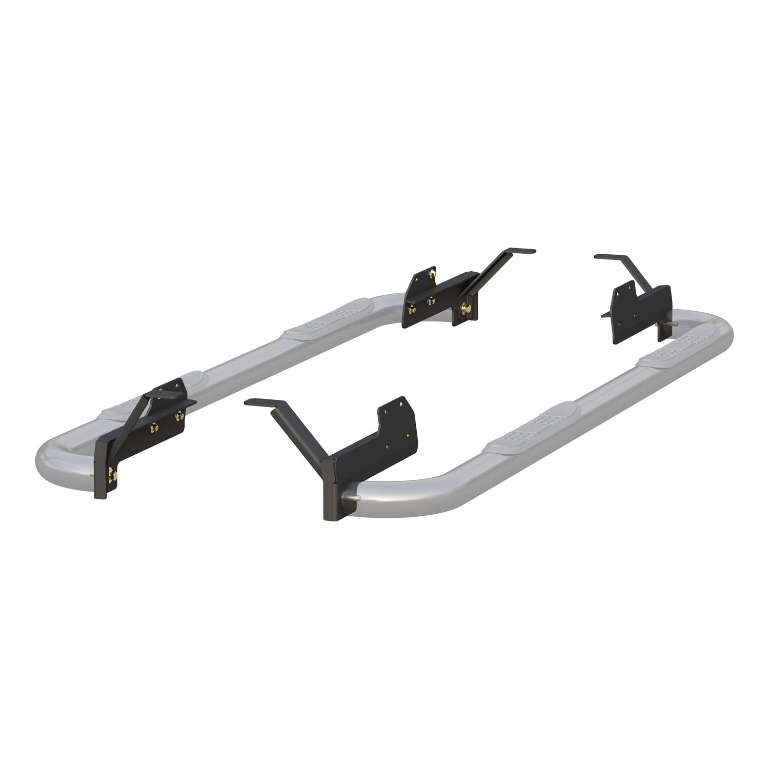 Black Stainless ARIES 215045 Side Bars Fits Ram 1500