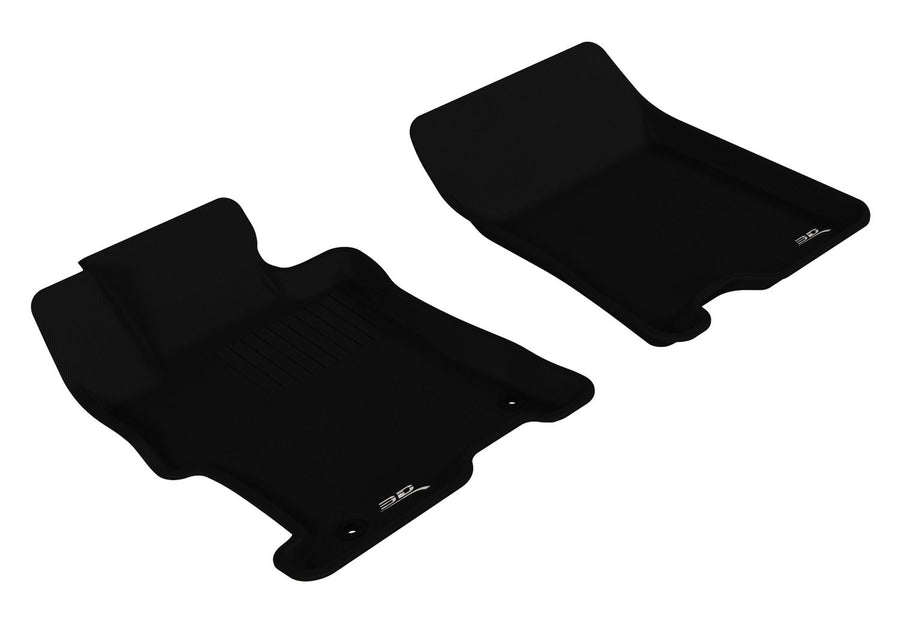 Kagu 3D MAXpider Custom Fit Floor Mat (Black) Compatible with Honda Accord 2008-2012 - Front Row