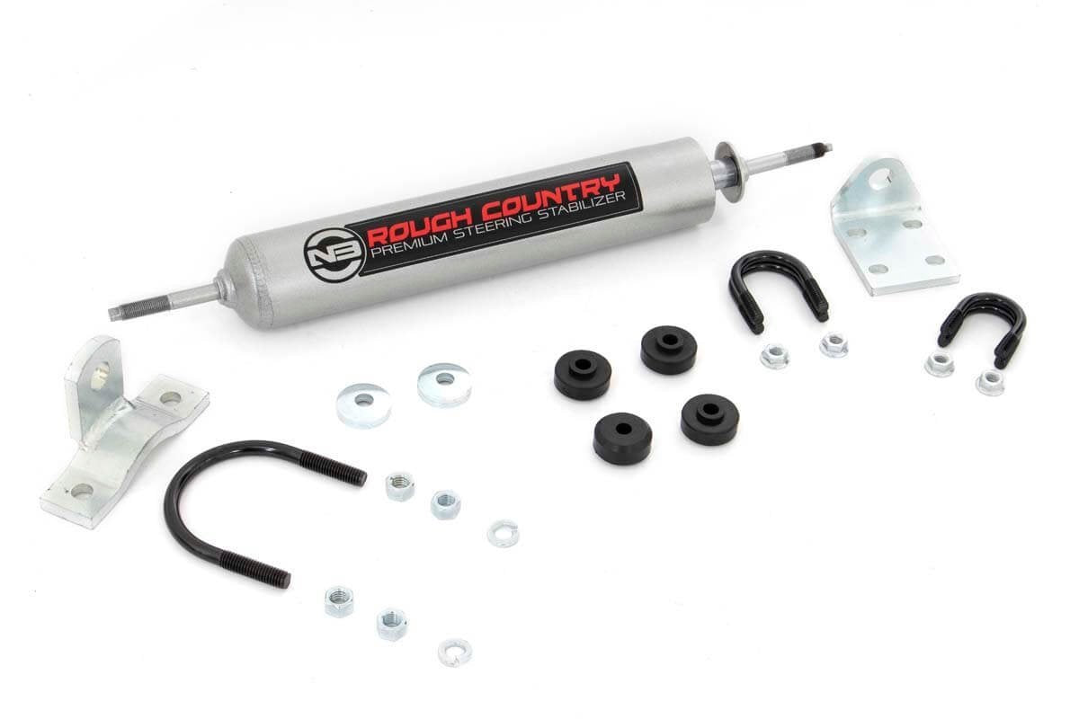 Rough Country Steering Stabilizer N3 for 1976-1986 Jeep CJ7 4WD - 8734530