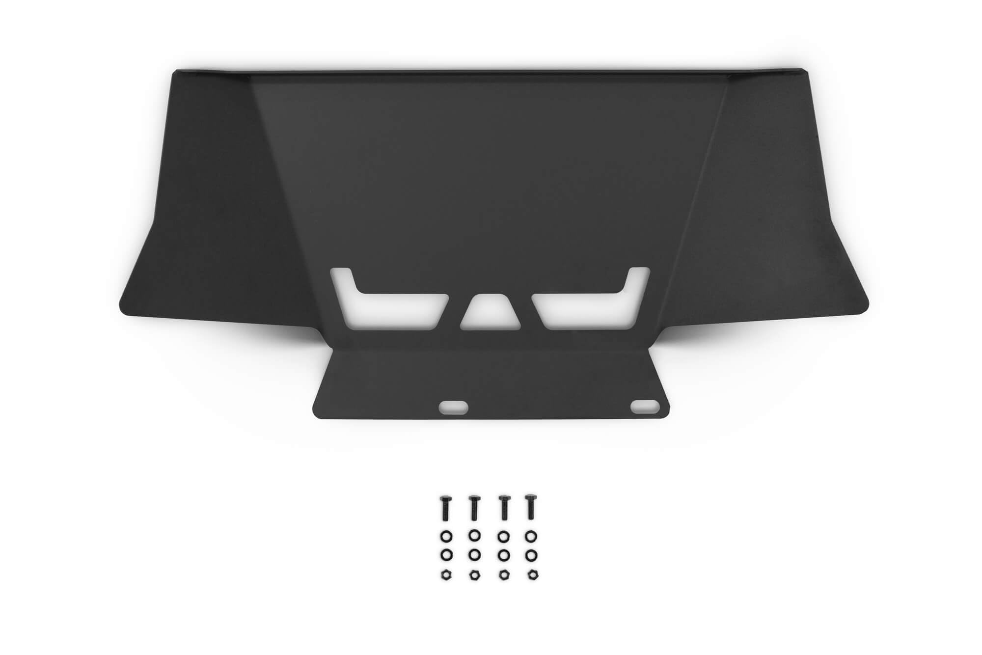 Skid Plate for DV8 Offroad Spec Series Front Bumper for 2019-2024 Ram 1500 | Protects Underbody from the Bumper Down to the Front Cross Member | Powder Coated Finish