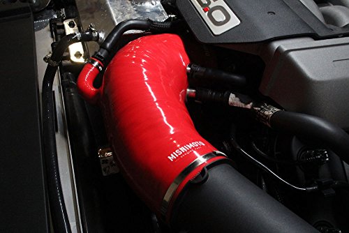 Mishimoto Silicone Induction Hose MMHOSE-MUS8-15IHRD Fits Ford Mustang GT 2015-2018 Red