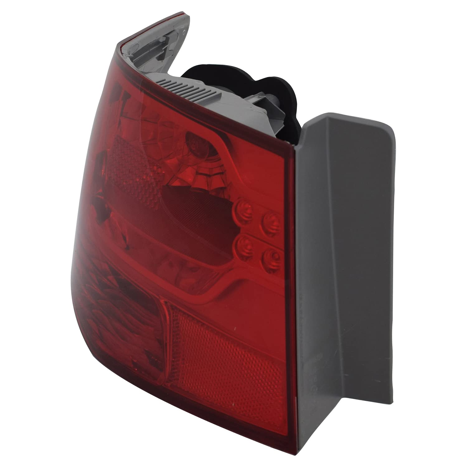 Left TYC Tail Light Assembly Compatible with 2010-2013 Kia Forte