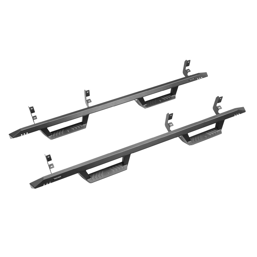 EpYx Steps RealTruck for Silverado/Sierra | Cab Length, Steel, Textured Black | EXC19CC-TX | Fits 2019 - 2026 Chevrolet / GMC 1500, 20-26 2500 / 3500 Crew Cab