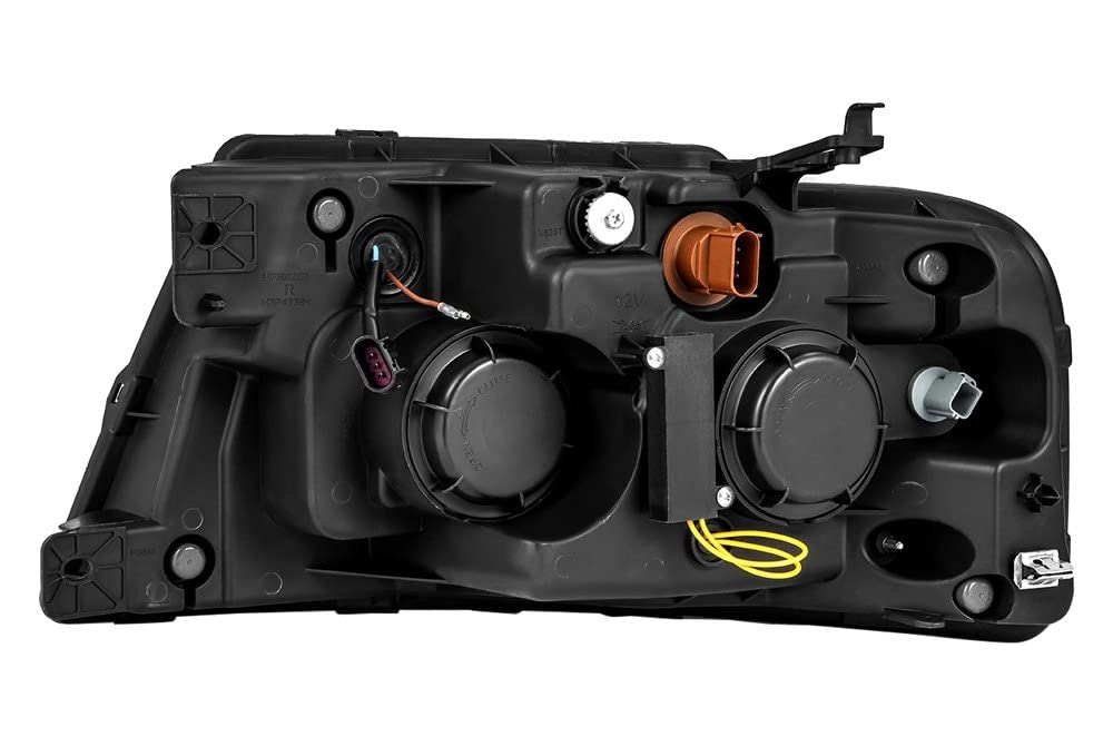 PRO-Series AlphaRex 04-08 Ford F150 Projector Headlights Black w/Sequential Signal and DRL