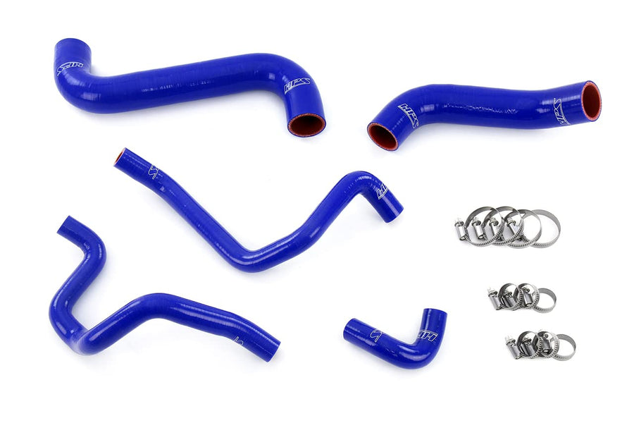Blue HPS Silicone Radiator + Heater Hose Kit Coolant OEM Replacement 57-1734-BLUE