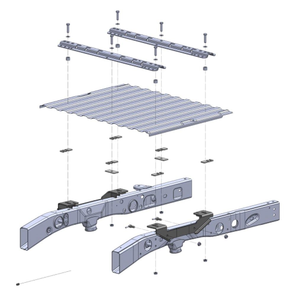PullRite 2724 Custom Bracket Kit for Pulliam Enterprises Chevrolet