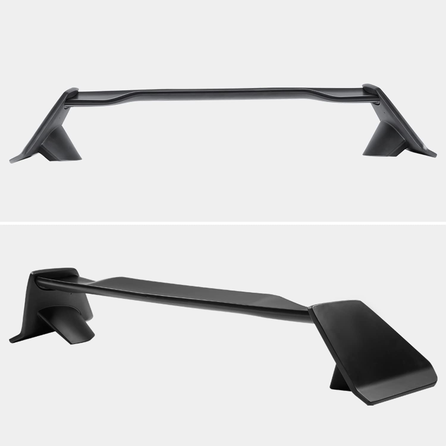 T-R Style Spec-D Tuning Matte Black ABS Rear Trunk Spoiler Compatible with 2016-2021 Honda Civic Sedan Models