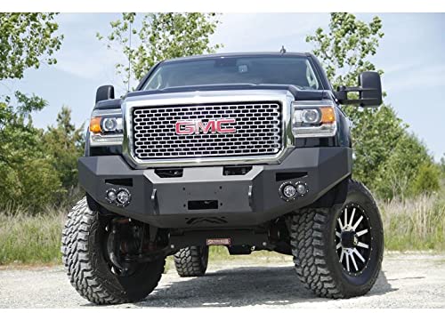 Winch Bumper 15-C Sierra 2500 or 3500 with No Grill Guard Bare Steel