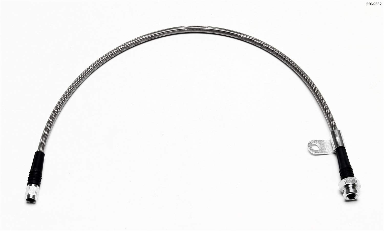 Wilwood FLEXLINE, 23in. OAL, M10x1 TO -3, W/BRACKET 220-9332
