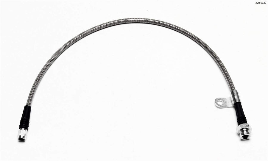 Wilwood FLEXLINE, 23in. OAL, M10x1 TO -3, W/BRACKET 220-9332