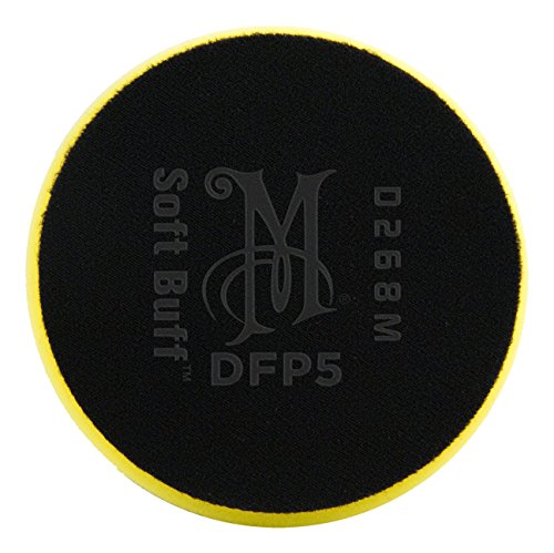 5” Meguiar's Soft Buff DA Foam Polishing Disc DFP5 - Hook and Loop Pad for Use with a 5” DA Backing Plate, Dual Action Polisher, and Light Cleaner or Polish to Enhance Shine