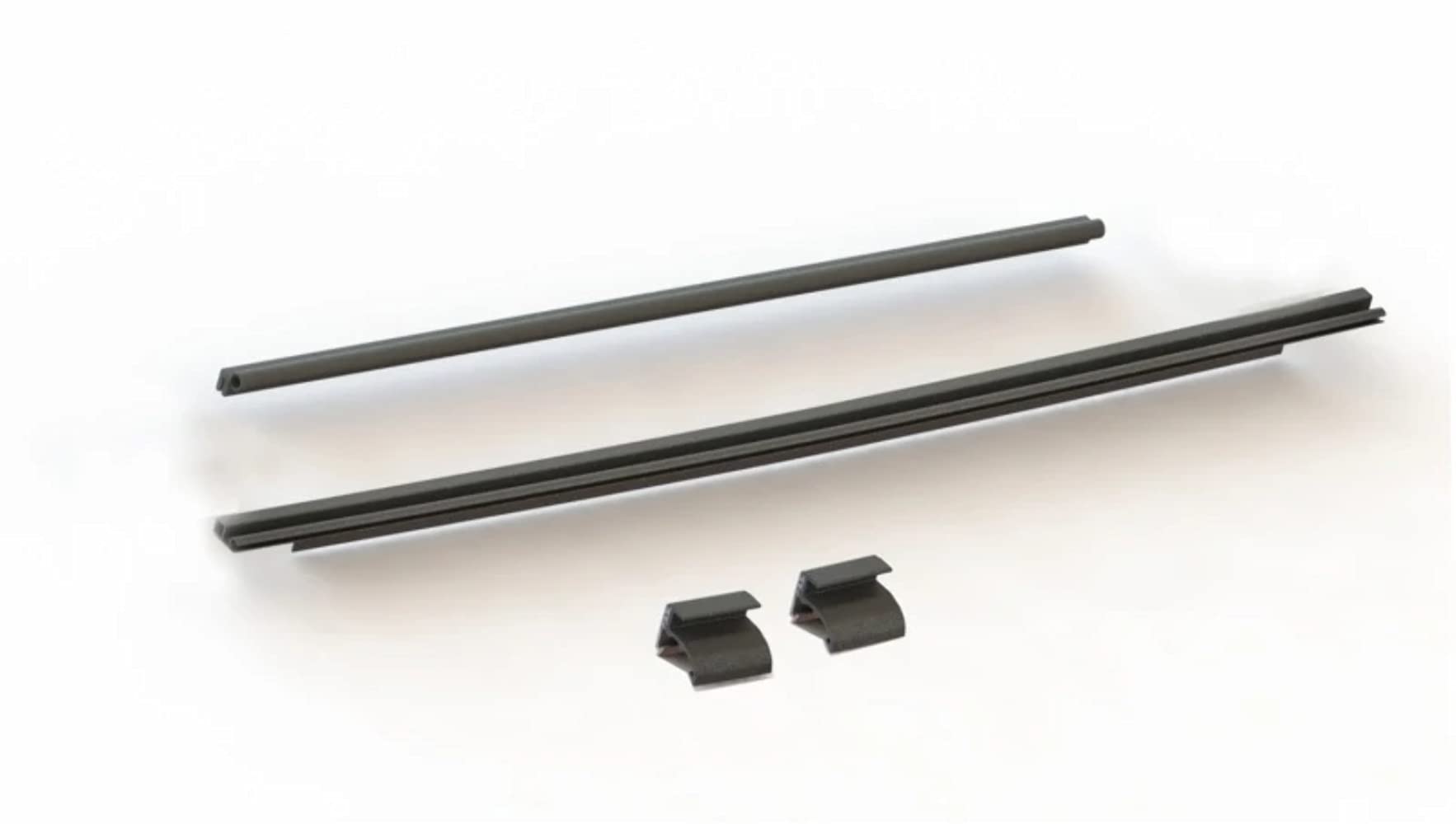Tailgate Tonneau Bar Kit RAMPAGE PRODUCTS for Jeep Wrangler JK | Black, Retainer Clips | 87135 | Fits 2007-2018 Jeep Wrangler JK/JKU