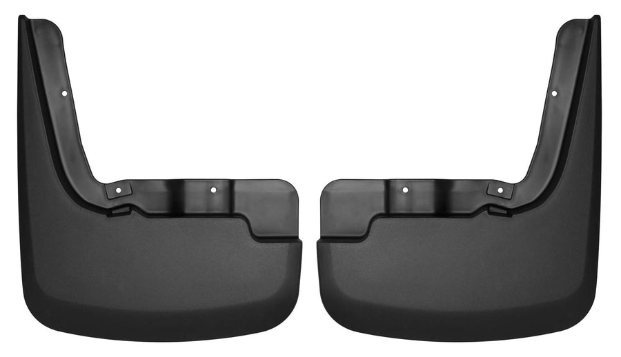 Husky Liners Mud Guards Custom | Fits 2019-2026 Chevrolet Silverado 1500 (Excludes ZR2, LT Trail Boss, Custom Trail Boss) | Front Set, 2-pc Black - 58261