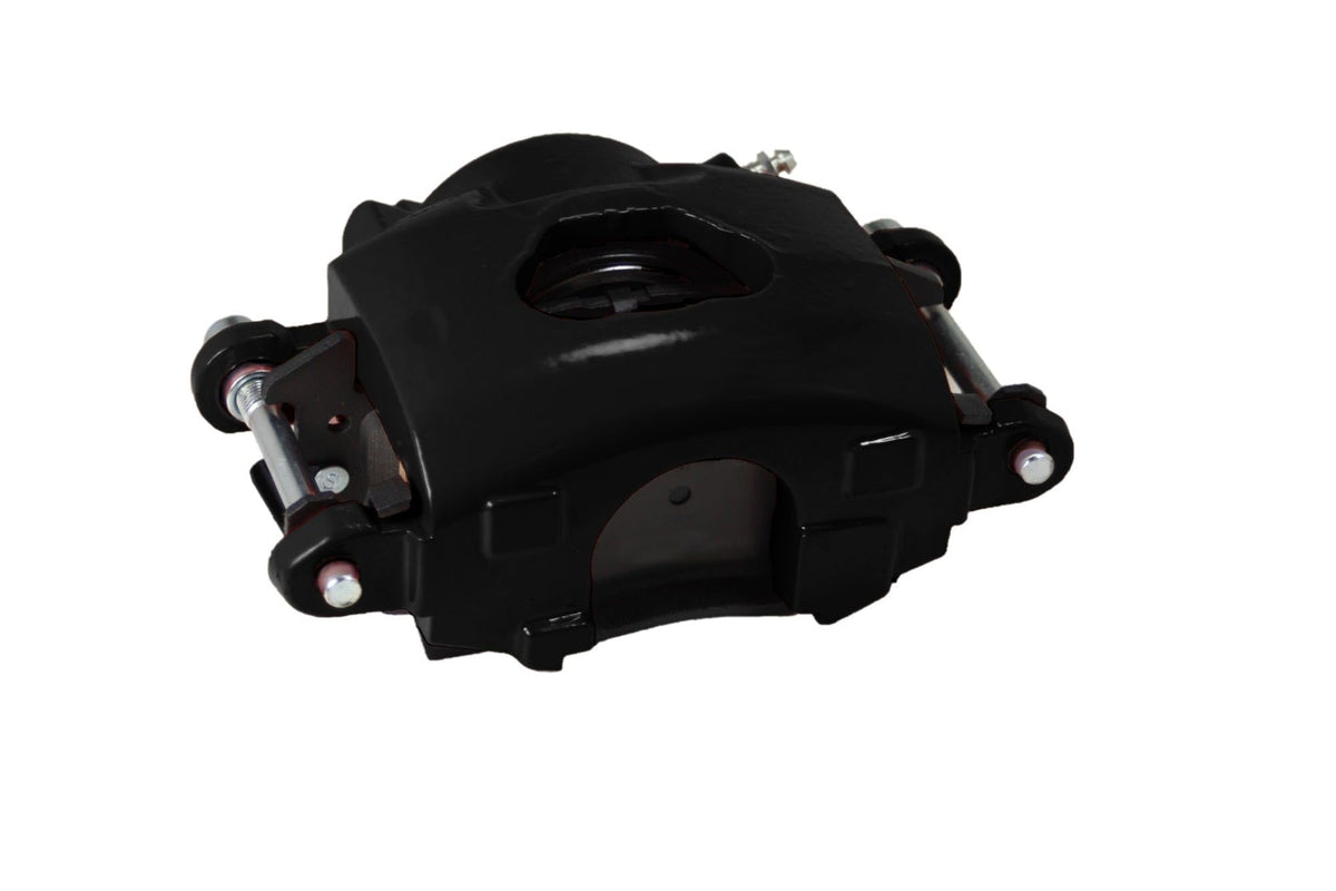 Single Piston Black Powder Coated Caliper for GM - Right Side