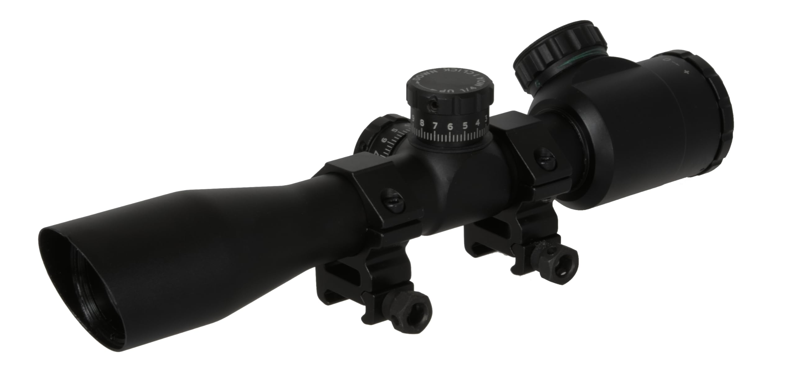 Dual-Color TRUGLO Illuminated Reticle Rifle Scope, Black, 4x32mm US