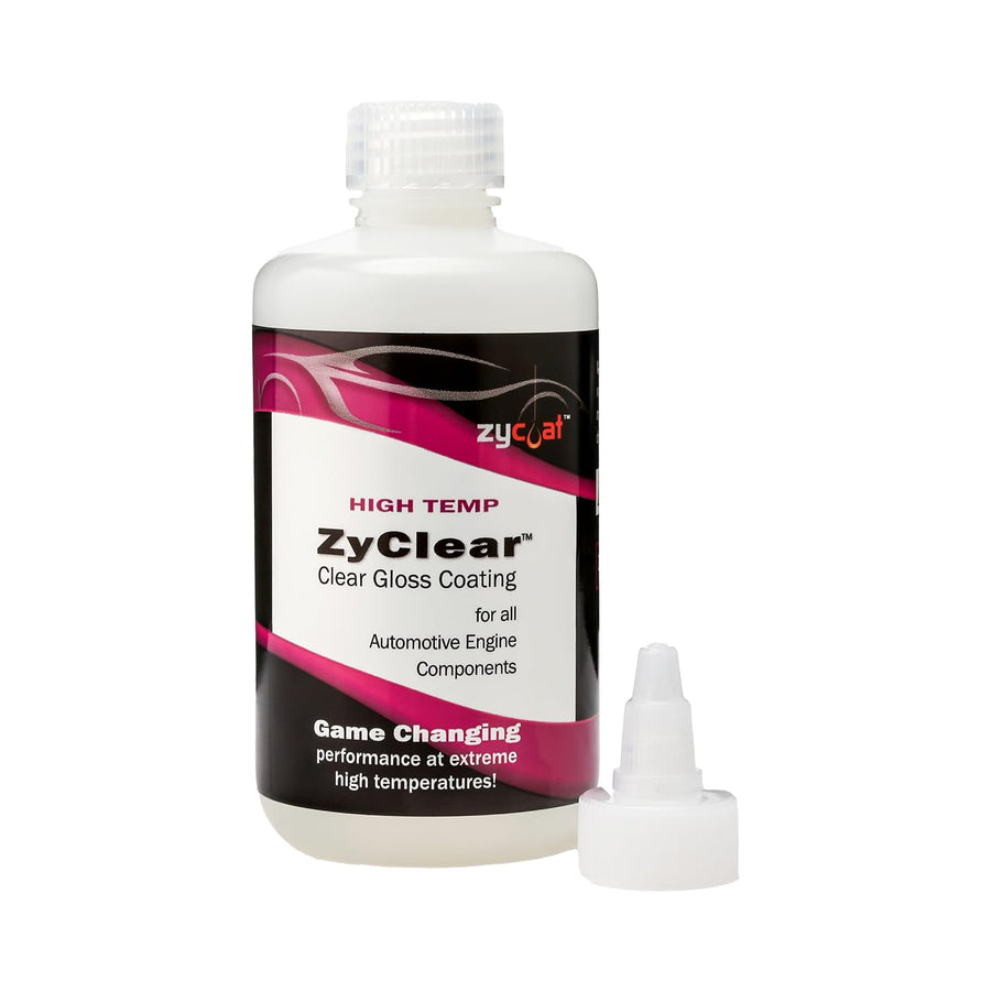 ZyClear ZyCoat 15008 High Gloss, High Temperature Clear Coat - Clear, 8 Ounce