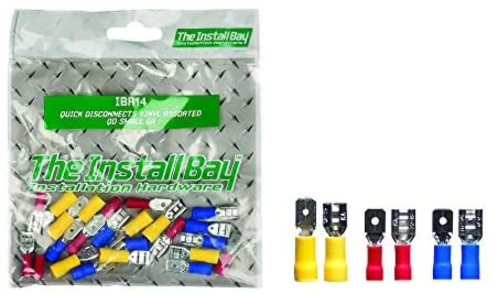 Quick Disconnects InstallBay Assorted .250 Vinyl - Retail Pack