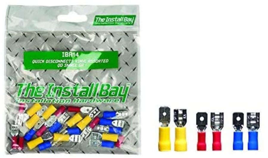 Quick Disconnects InstallBay Assorted .250 Vinyl - Retail Pack