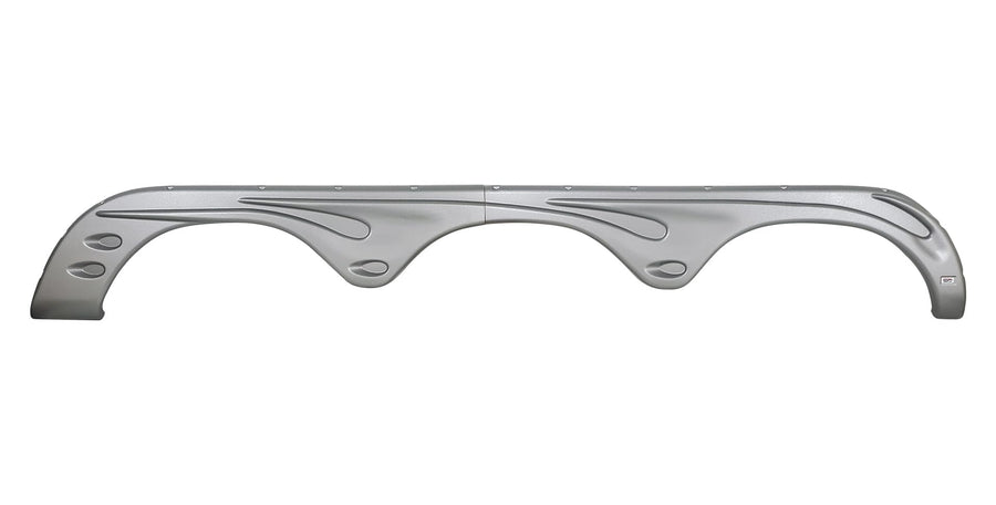 ICON 14495 Triple Fender Skirt, Forest River, FS4495, Metallic Silver, RH