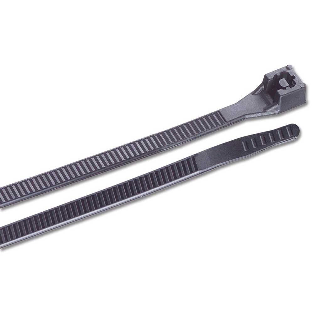 Cable Tie Ancor 199207, Standard, 8", Black, 100pc/bag