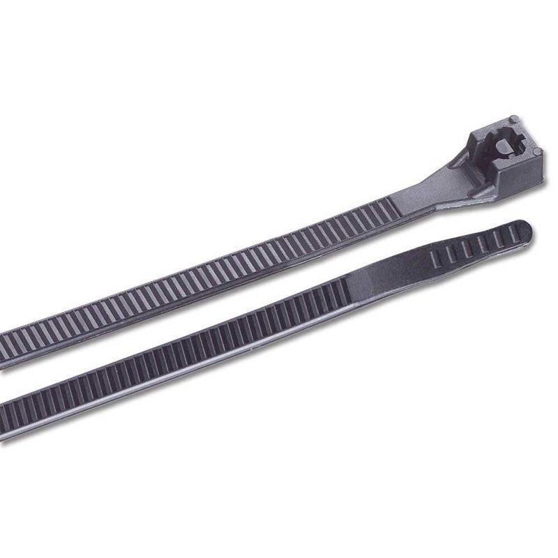 Cable Tie Ancor 199207, Standard, 8", Black, 100pc/bag