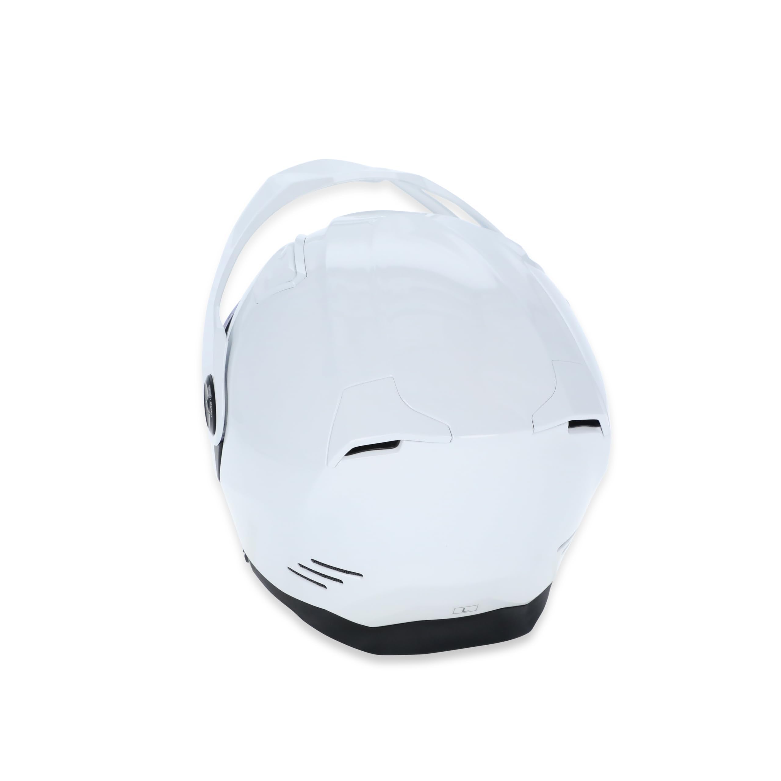 Simpson Motorcycle Helmet Journey Bandit - White - Small | Off Road Dirt Bike UTV Motocross ATV | Modular Full-Face Flip Up | Clear Pinlock Anti-Fog Visor Shield | DOT ECE Certified (JB1SM)