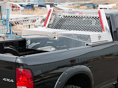Dual Lid Gull Wing Crossover Tool Box with Bright Highway Products 3430-002