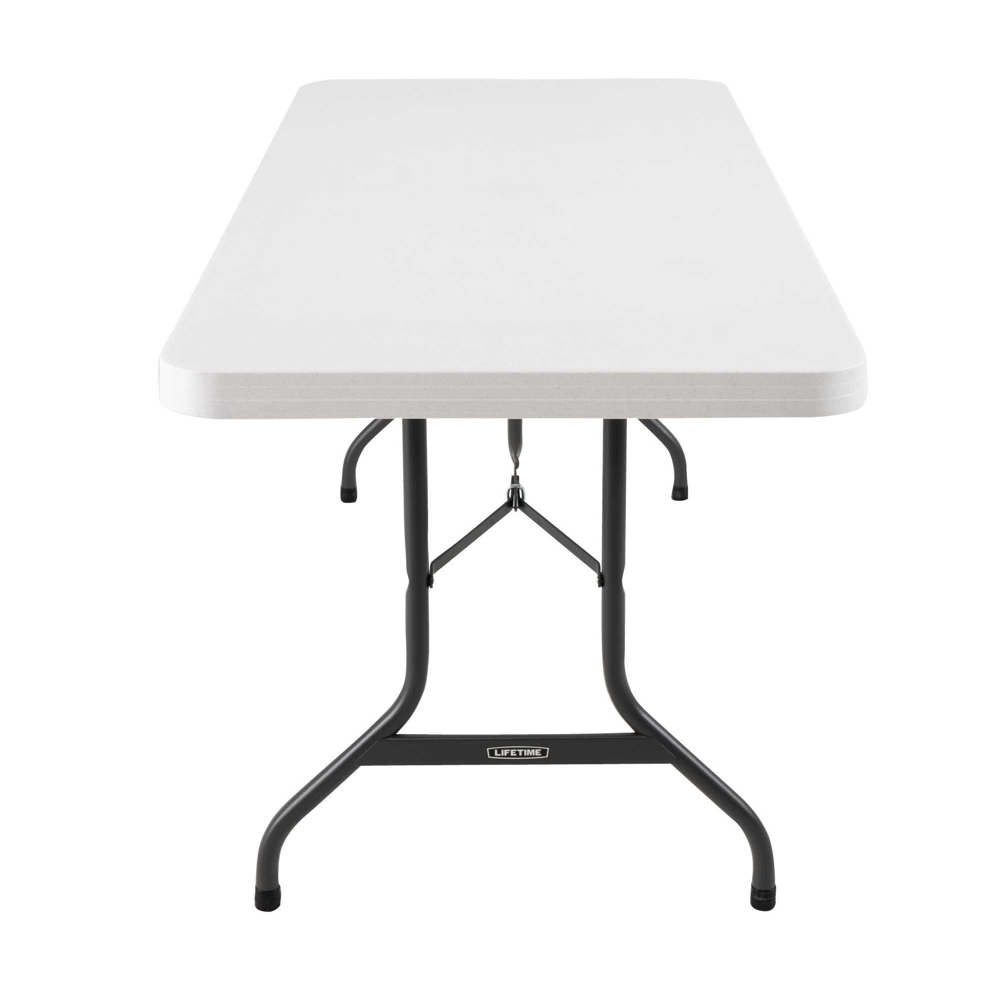 White 6 Ft. Commercial Plastic Folding Banquet Tables