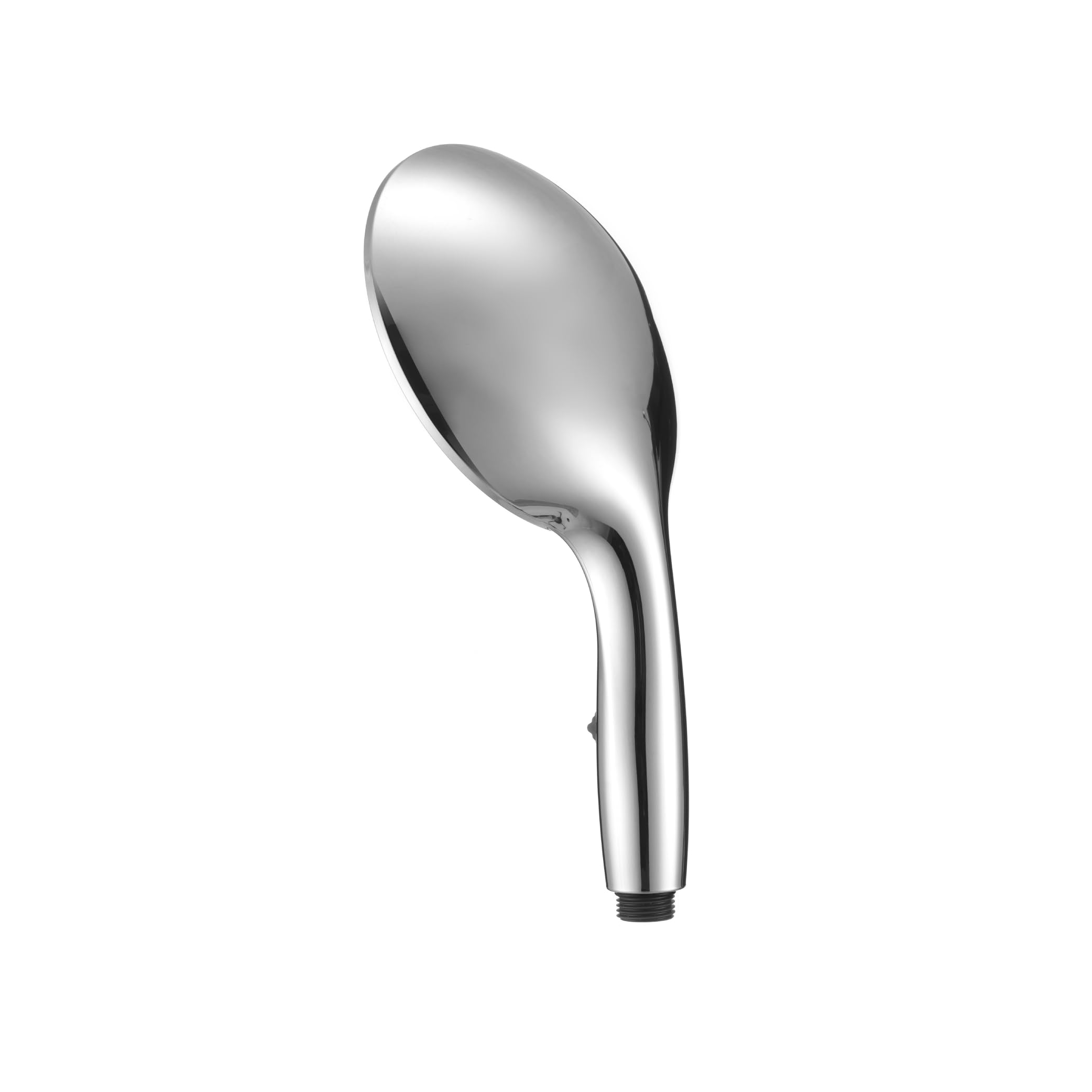 Luxury Dura Faucet (DF-SA434-CP) 6” Rain Shower Wand for RVs – Chrome, Single Function Handheld Shower Head with Eco-Friendly On/Off Switch, Lightweight, Lead-Free, Easy Install, 2.5 GPM