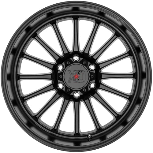 20x9 XD857 WHIPLASH, Bolt Pattern: 5x5.5/, Offset: 0, SATIN BLACK, set of 1