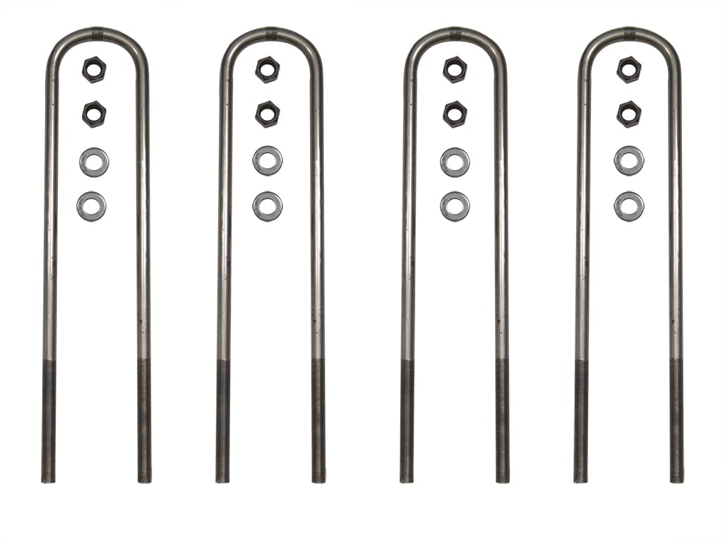 Rear ICON, 19" U-Bolt Kit, Compatible with 2011-Up Ford F250/F350 SD, 67001
