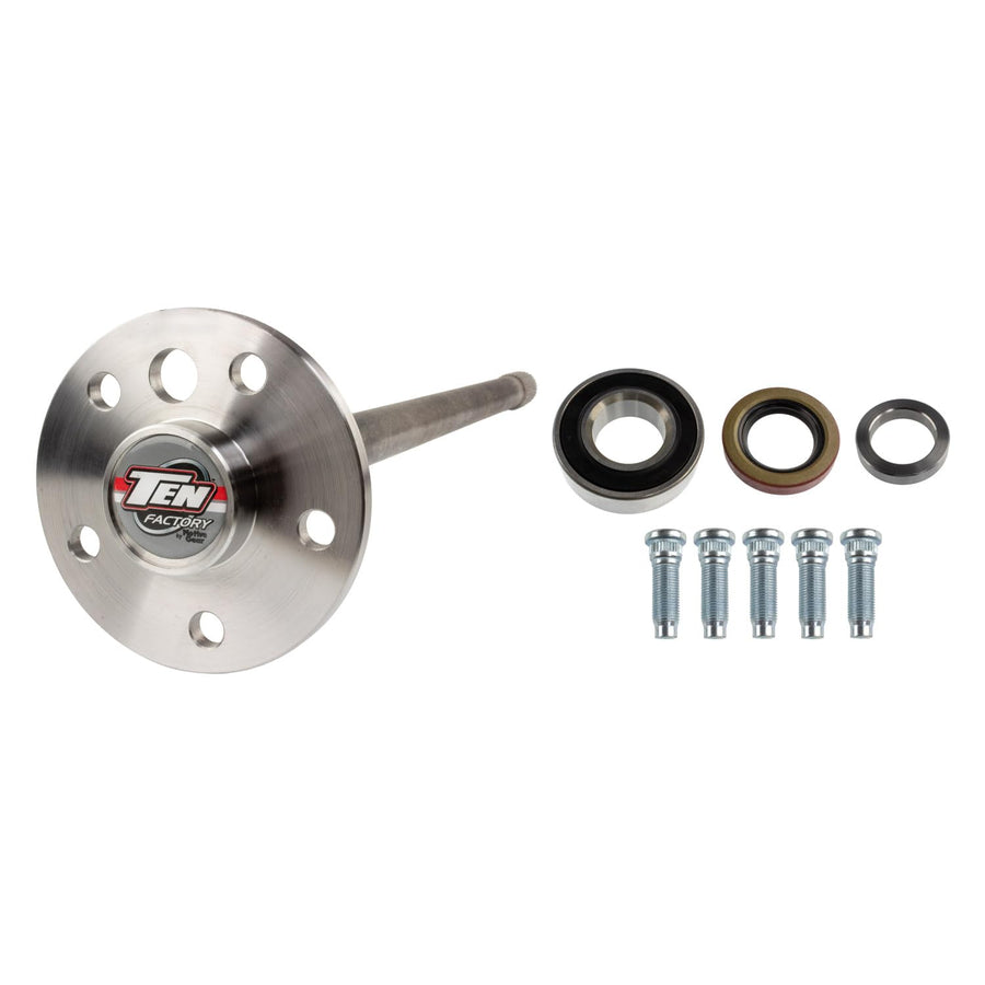 MG25150 TEN Factory Drive Axle Shaft Assembly for Ford 9", Axle Length 27.125", 5-Bolt, 31 Spline, Left-Hand - Fits Mustang (1966–1970), Cougar (1967–1970), Replaces: Alloy USA 15150